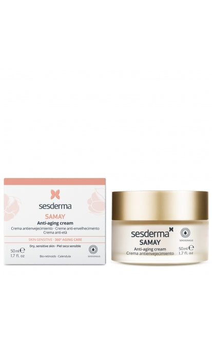 SESDERMA SAMAY ОМОЛАЖИВАЮЩИЙ КРЕМ ДЛЯ ЛИЦА С РАСТИТЕЛЬНЫМ РЕТИНОЛОМ, 50 мл