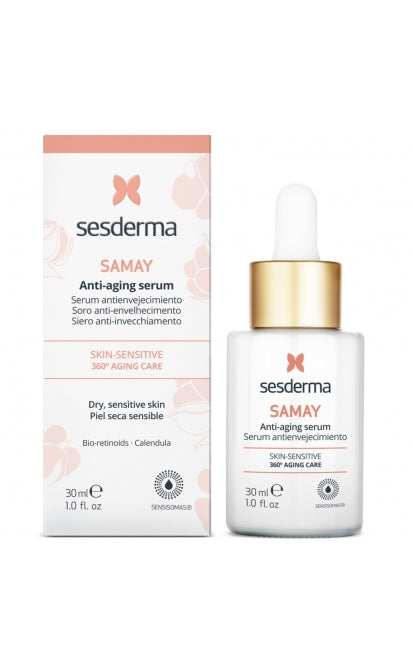 SESDERMA SAMAY ОМОЛАЖИВАЮЩАЯ СЫВОРОТКА С РАСТИТЕЛЬНЫМ РЕТИНОЛОМ ДЛЯ ЧУВСТВИТЕЛЬНОЙ КОЖИ, 30 мл