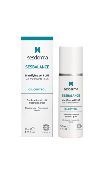 SESDERMA SESBALANCE PLUS МАТИРУЮЩИЙ ГЕЛЬ ДЛЯ ЛИЦА, 30 МЛ