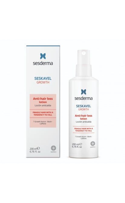 SESDERMA SESKAVEL GROWTH SLINKIMĄ MAŽINANTIS PLAUKŲ LOSJONAS, 200 ml