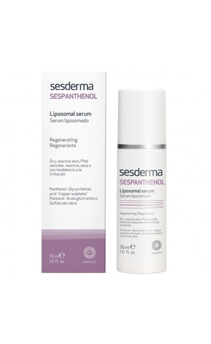 SESDERMA SESPANTHENOL LIPOSOMINIS SERUMAS JAUTRIAI ODAI, 30 ML