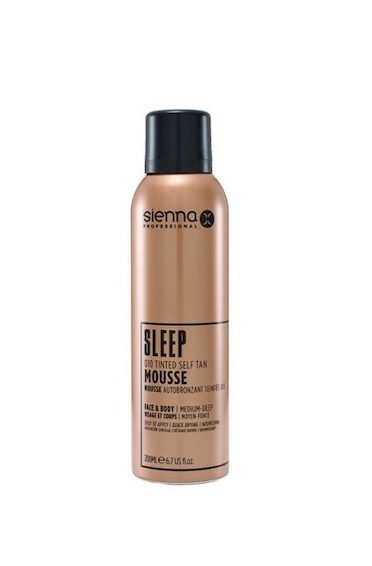 Sienna X SLEEP/ NIGHT SELF TAN TINTED MOUSSE WITH Q10 – Q10 SELF TAN TINTED MOUSSE