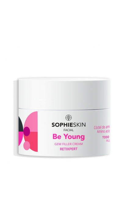 SOPHIE SKIN BE YOUNG GEM FILLER VEIDO KREMAS SU AMINO RŪGŠTIMIS IR VITAMINAIS, 50 ML