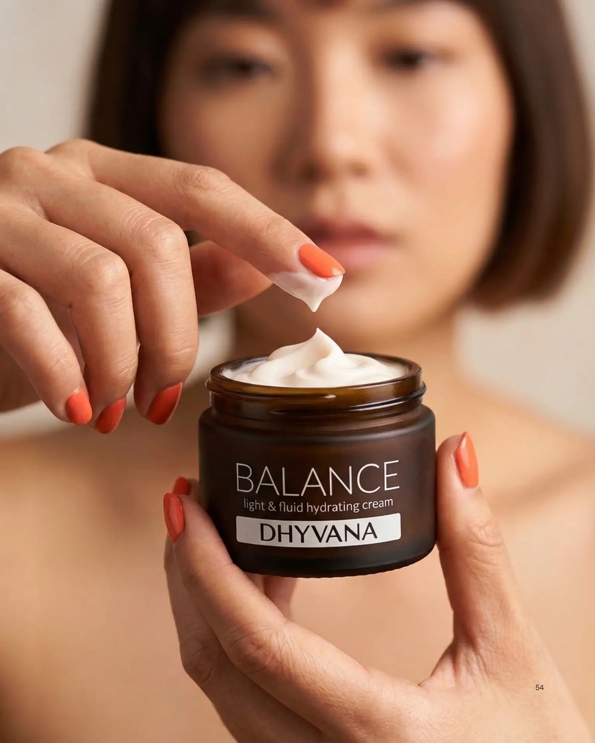 DHYVANA "BALANCE" Natūralus veido drėkiklis mišriai ir riebiai odai, 40 ml