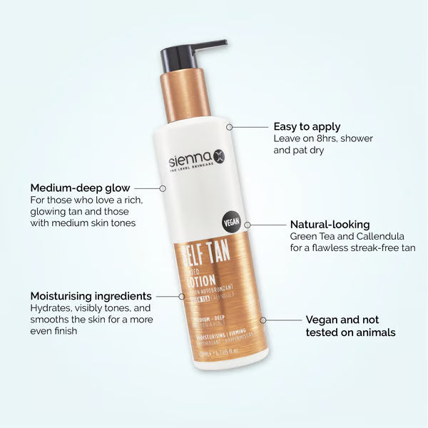 Sienna-X  Self Tan Tinted Lotion Savaiminio įdegio losjonas, 200ml